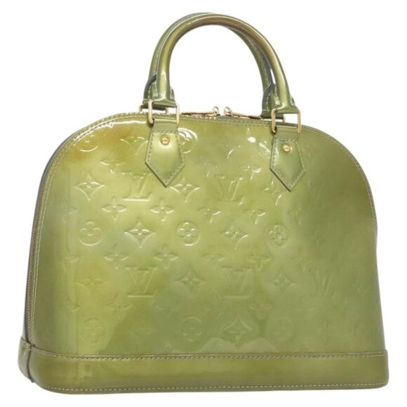 LOUIS VUITTON Monogram Vernis Alma PM Hand Bag Jivre - Picture 1 of 15